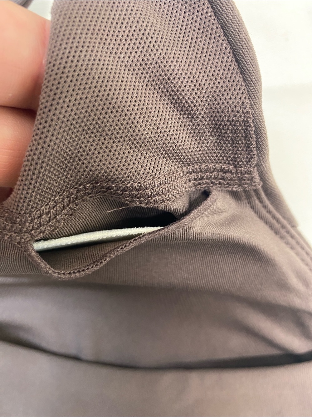 NEW Xersion Racerback Sports Bra Size L In Raisin - Picture 7 of 7